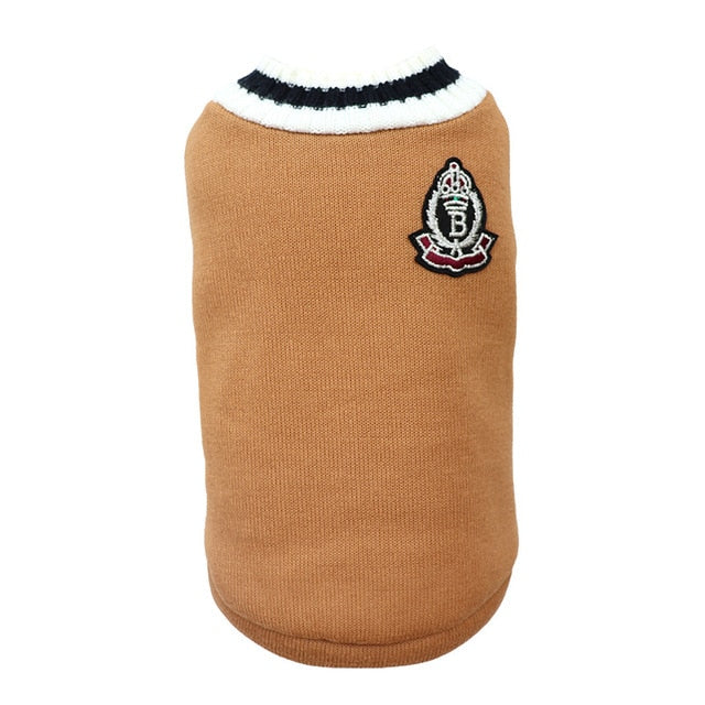 College Style Warm & Cozy Dog Clothes