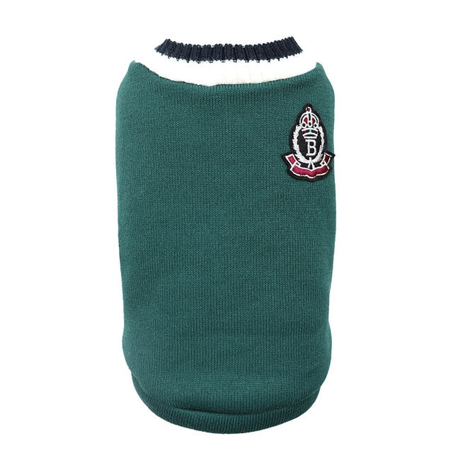 College Style Warm & Cozy Dog Clothes