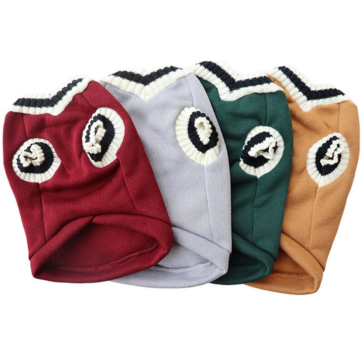 College Style Warm & Cozy Dog Clothes