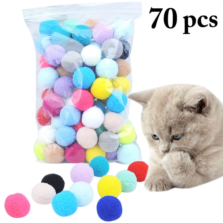 Pom Pom Cat Chew Ball Toy