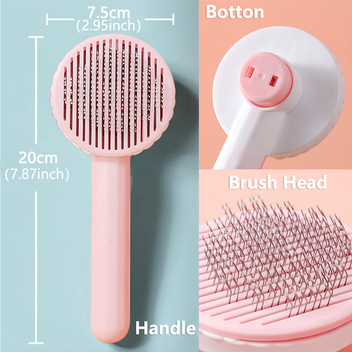 One-click hair removal Pet Brush